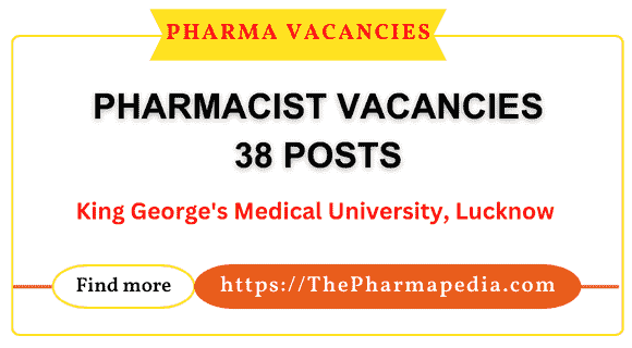 Pharmacist Job & vacancy, Pharmapedia
