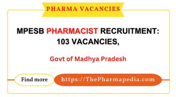ESBMP, Pharmacist, Pharma Jobs, Pharmapedia, ThePharmapedia, The Pharmapedia