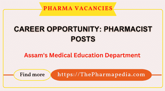 Pharmacist Jobs and Vacancy, Pharmapedia, D.Pharm, B.Pharm, M.pharm